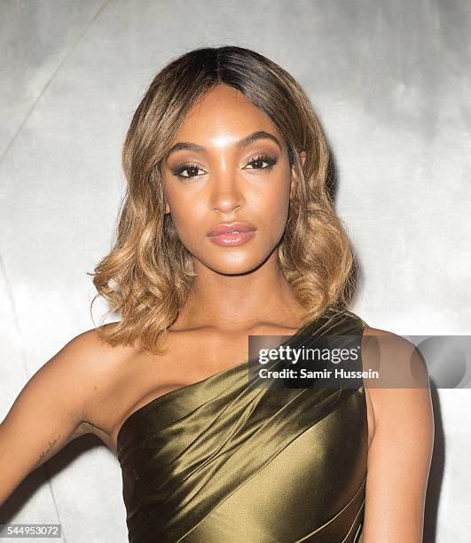 Jourdan Dunn attends the Ralph & Russo And Chopard Host Dinner as part of Paris Fashion Week on July 4, 2016 in Paris, France.