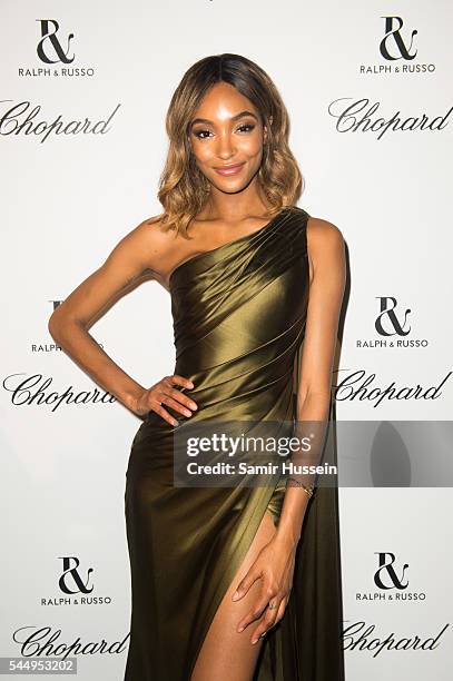 Jourdan Dunn attends the Ralph & Russo And Chopard Host Dinner as part of Paris Fashion Week on July 4, 2016 in Paris, France.