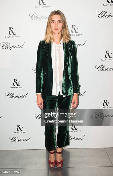 Gaia Weissattends the Ralph & Russo And Chopard Host Dinner as part of Paris Fashion Week on July 4, 2016 in Paris, France.