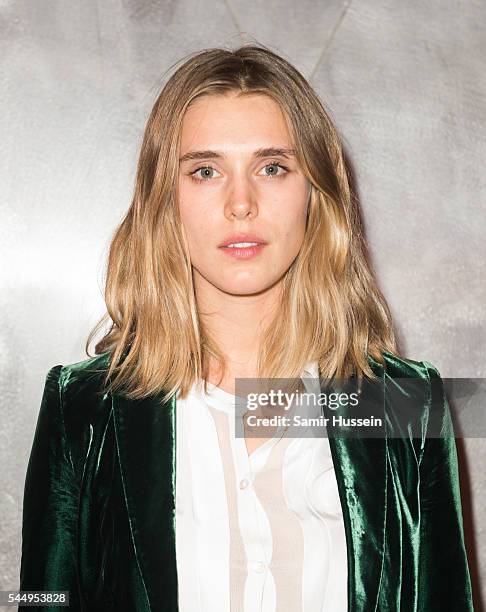 Gaia Weiss attends the Ralph & Russo And Chopard Host Dinner as part of Paris Fashion Week on July 4, 2016 in Paris, France.