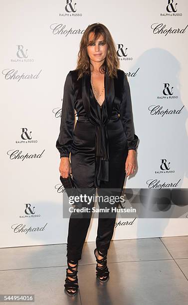 Yasmin Le Bon attends the Ralph & Russo And Chopard Host Dinner as part of Paris Fashion Week on July 4, 2016 in Paris, France.