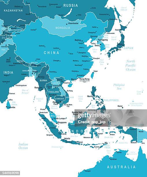 east asia map - 東南亞 幅插畫檔、美工圖案、卡通及圖標