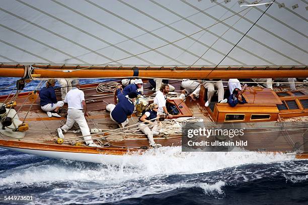 France - Saint-Tropez St. Tropez: Les Voiles de Saint-Tropez 2007; Mariquita Fife Yacht, Skipper: Jim Thom