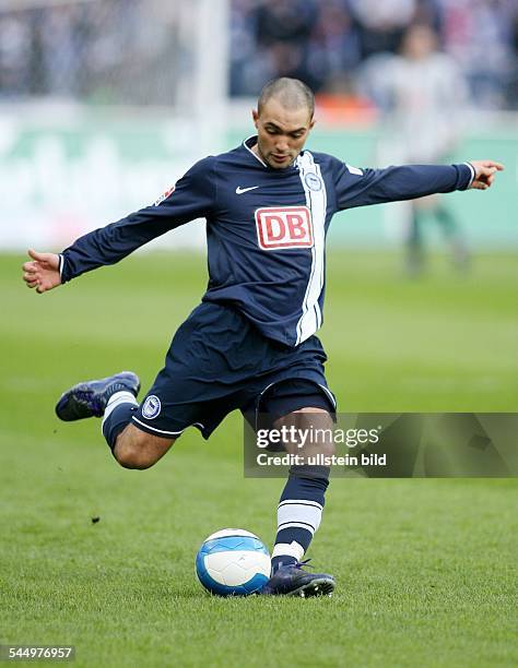 Sofian Chahed - Football, Defender, Hertha BSC Berlin, Germany - in action on the ball