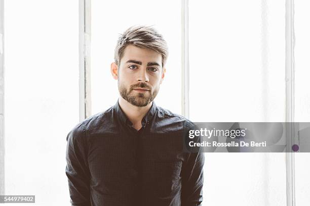 portrait of a serious young man - good; times bad times stock pictures, royalty-free photos & images