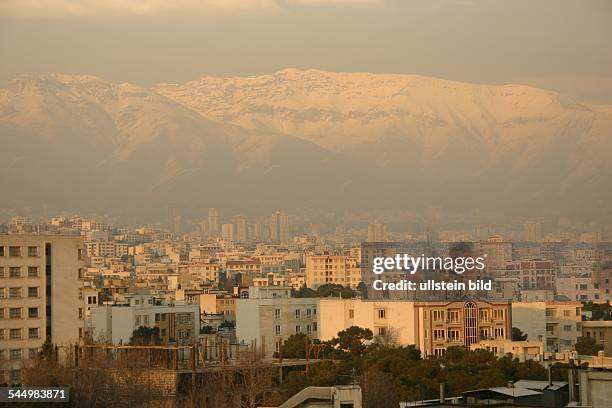 Iran - Teheran Tehran: skyline in Northern Tehran, Elburs-mountains in background