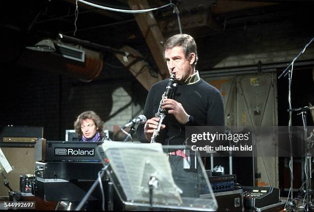 Rolf Kuehn - Musician, Clarinettist, Jazz, Germany - performing in Hamburg, Germany - 1981