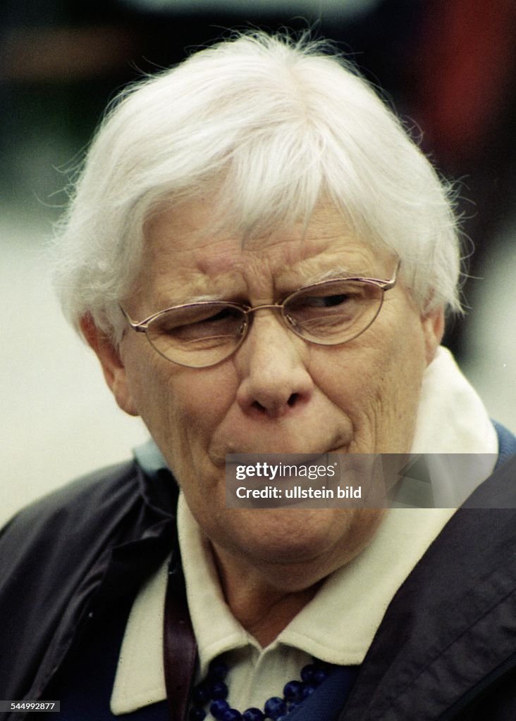 Wehner, Greta - Widow of the late politician Herbert Wehner, Germany