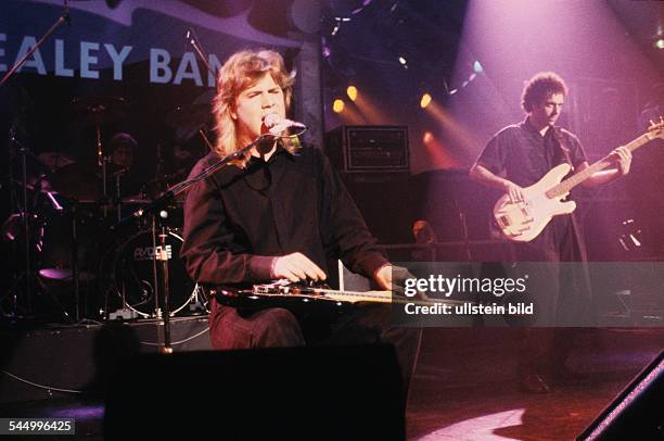 Jeff Healey - Musician, Rock music, Guitarist, Canada - performing in the TV-Show "Ohne Filter" - 05.1989