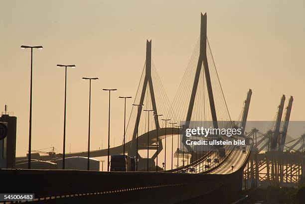 Germany - Hamburg: bridge Koehlbrandbruecke