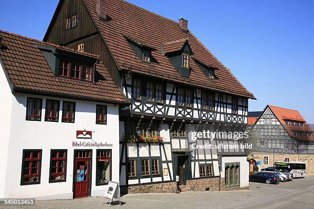 Germany - Thuringia - Eisenach: Right handed the house of Martin Luther