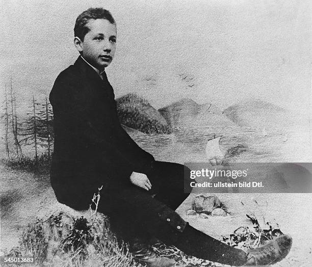 Albert Einstein - Physicist, Germany, USA - as fourteen years old boy - about 1902