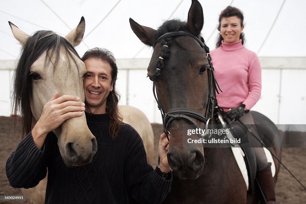Frederic Pignon Horse Trainer, France with partner and wife... News