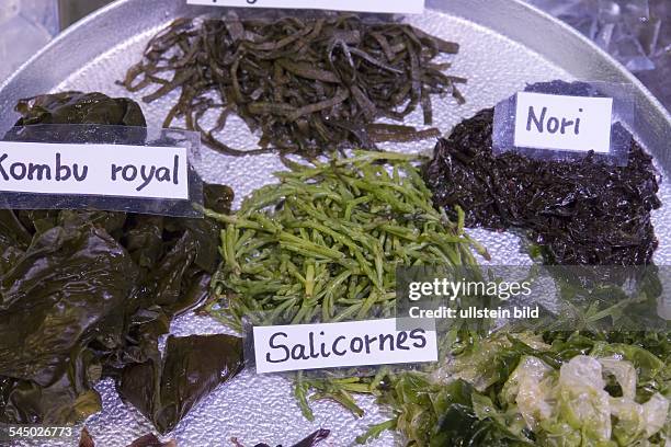 Germany - Berlin - Charlottenburg : International Green Week 2008, Salicornes , algae Nori and seaweed Kombu