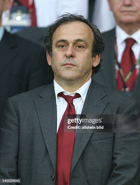 Platini, Michel - President, UEFA, France - at gthe Ernst-Happel Stadium in Vienna during the Euro 2008