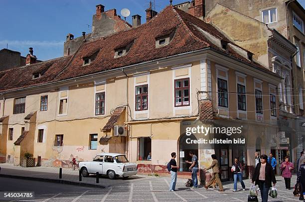 Romania - Brasov Kronstadt: dwelling at the centre