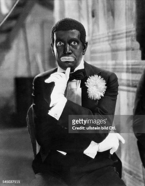 Jolson, Al - Singer, Entertainer, USA - *26.05.1886-+ Scene from the movie 'Mammy'' Directed by: Michael Curtiz USA 1930 Produced by: Warner Bros....