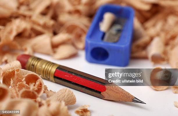 Pencil and pencil sharpener