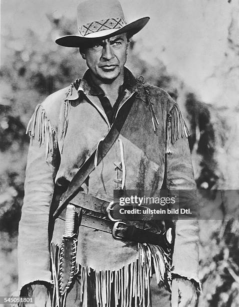 Cooper, Gary *-+Schauspieler, USA- Halbportrait, in dem Film 'Die Teufelsbrigade' ,Regie: Raoul Walsh, USA- 1951