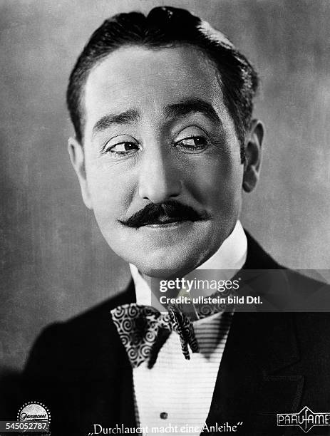 Menjou, Adolphe - Actor, USA - *18.02.1890-+ Scene from the movie 'The King on Main Street'' Directed by: Monta Bell USA 1925 Produced by: Famous...