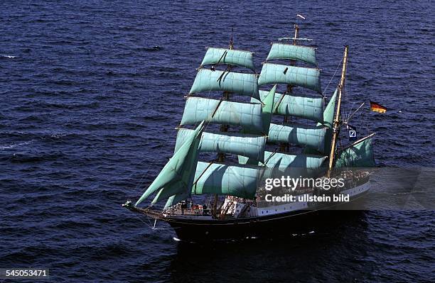 Germany - Schleswig-Holstein - Kiel: sailing ship, barque Alexander von Humboldt -