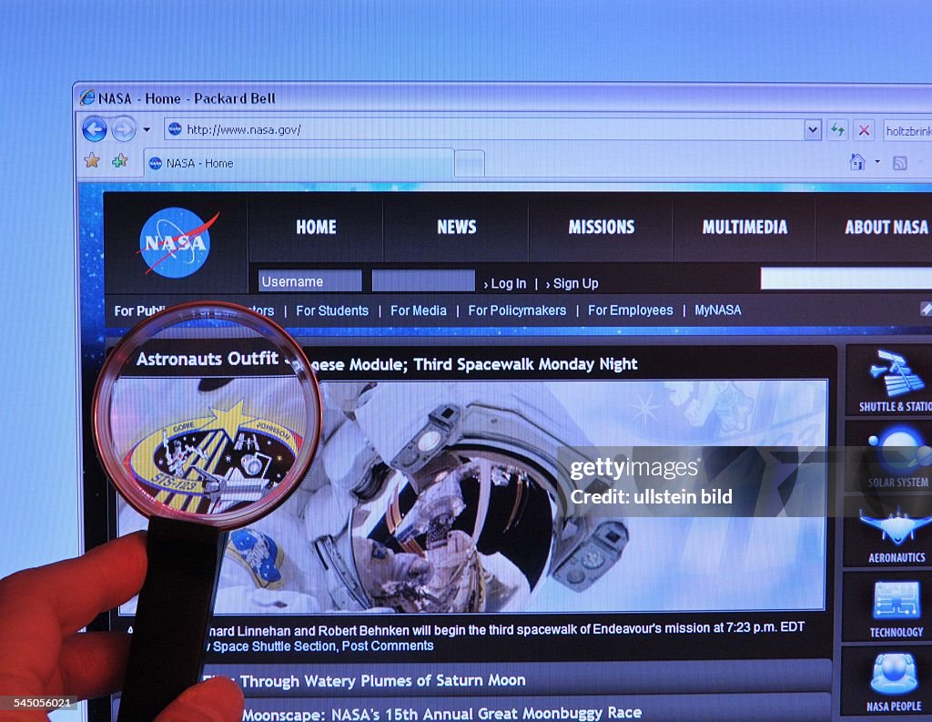 USA - : Homepage, Website of the NASA