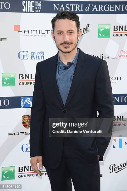 Michele Alaique attends a cocktail party ahead of Nastri D'Argento on July 2, 2016 in Taormina, Italy.