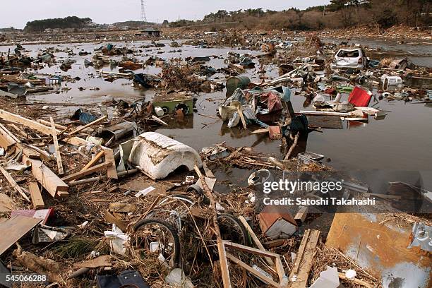 Coastal area of Higashi Matsushima city that was devastated by the earthquake and tsunami that hit northeastern Japan on March 11, 2011.