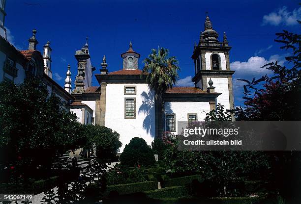 Vila Real, `Solar de Mateus`, Palast desGrafen von Mangualde : Ziergärten- 1997