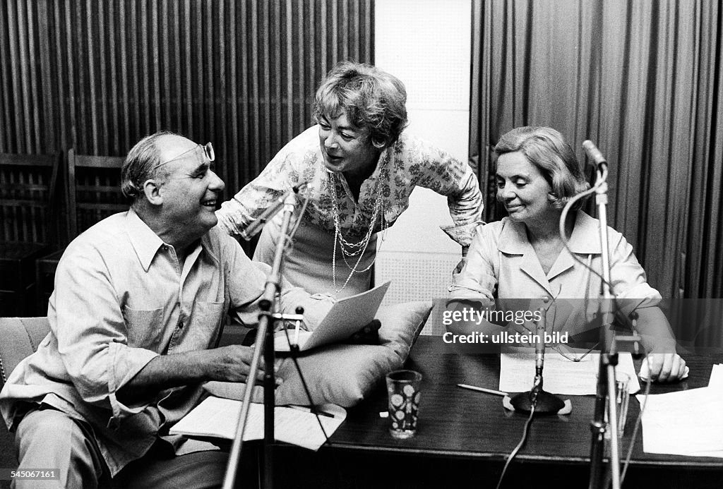 Kabel, Heidi - Schauspielerin, D/ mit W. Gross und R. Scheerbarth (m.)