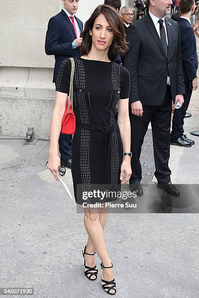 Deniz Gamze Erguven arrives at the Chanel Haute Couture Fall/Winter 2016-2017 show as part of Paris Fashion Week on July 5, 2016 in Paris, France.