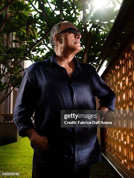 Director Abbas Kiarostami is photographed for Self Assignment on October 20, 2010 in Abu Dhabi, United Arab Emirates.
