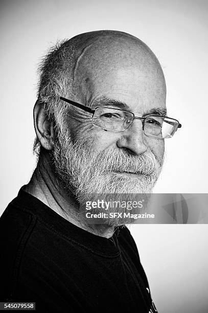Portrait of English fantasy author Sir Terry Pratchett, best known for his Discworld series of novels, taken on June 3, 2011.