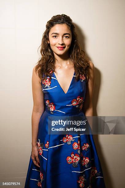 Actress Alia Bhatt poses for a portrait at the Courthouse London on July 5, 2016 in London, England.