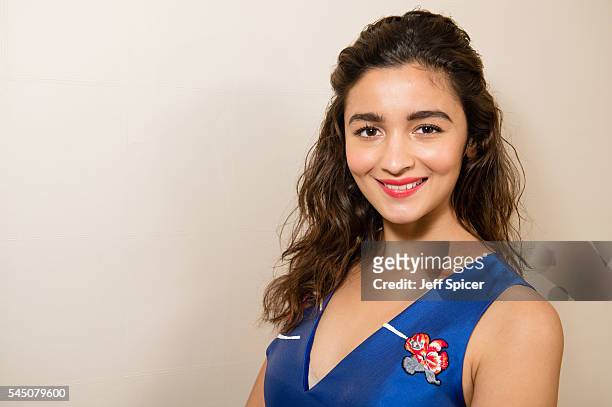 Actress Alia Bhatt poses for a portrait at the Courthouse London on July 5, 2016 in London, England.
