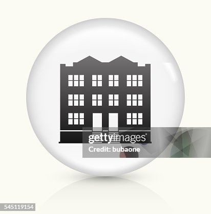 Home icon on white round vector button Home icon on white round vector button