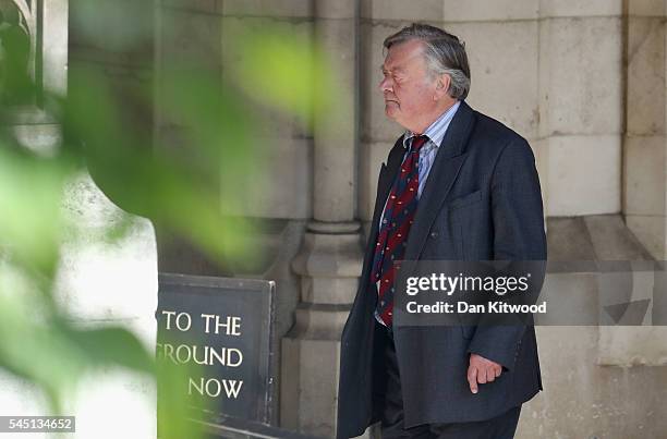 Ken Clarke is pictured as votes are counted for the first round of the Conservative Party Leadership election at Houses of Parliament on July 5, 2016...