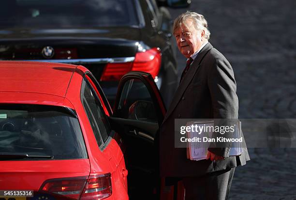 Conservative MP Ken Clarke is pictured as votes are counted for the first round of the Conservative Party Leadership election at Houses of Parliament...