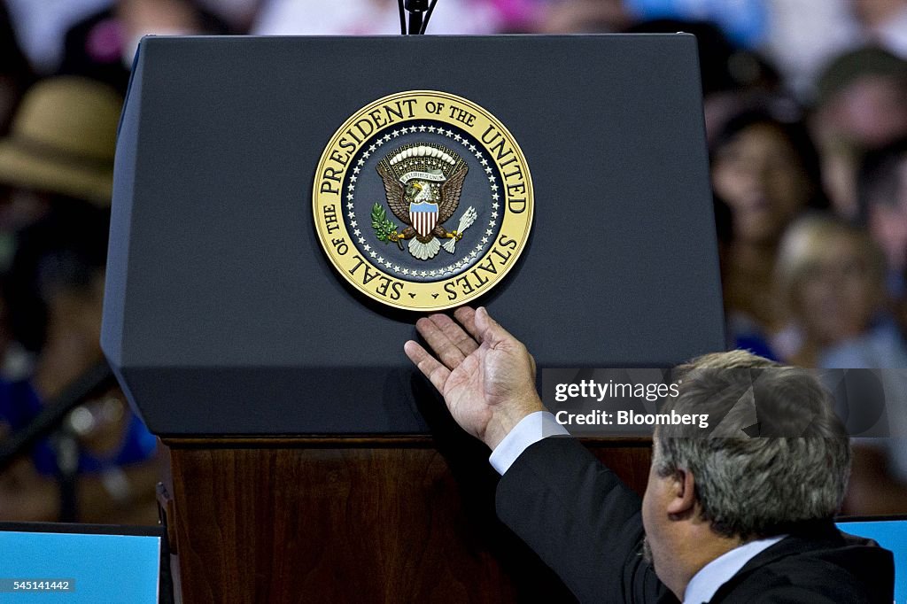 President Barack Obama Campaigns With Presumptive Democratic Presidential Nominee Hillary Clinton