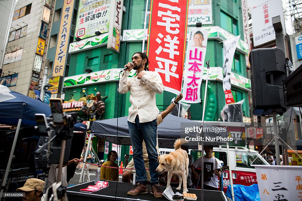 Election campaign in Tokyo