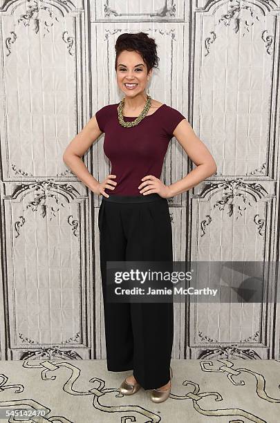 Alexandra Silber attends AOL Build Speaker Series - Alexandra Silber, "Fiddler on the Roof" and "Arlington" at AOL Studios In New York on July 5,...