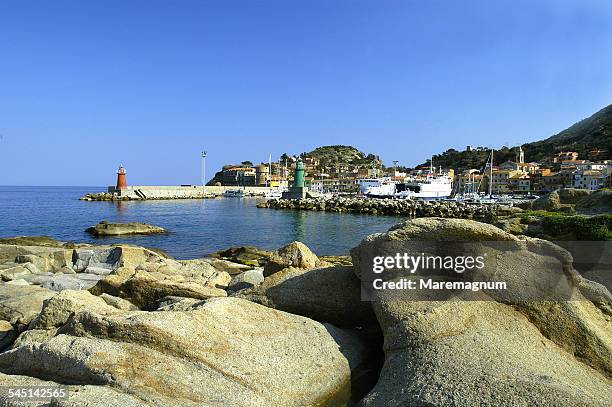 giglio porto - giglio stock-fotos und bilder