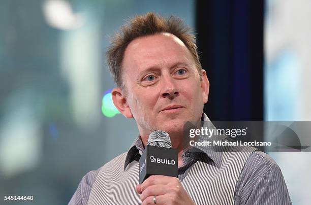 Actor Michael Emerson attends the AOL Build Speaker Series at AOL Studios in New York on July 5, 2016 in New York City.