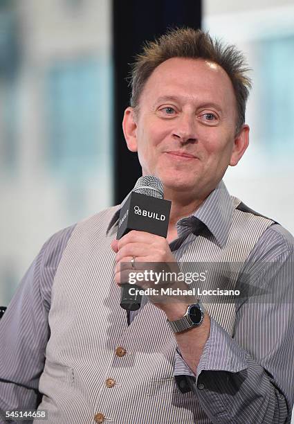 Actor Michael Emerson attends the AOL Build Speaker Series at AOL Studios in New York on July 5, 2016 in New York City.