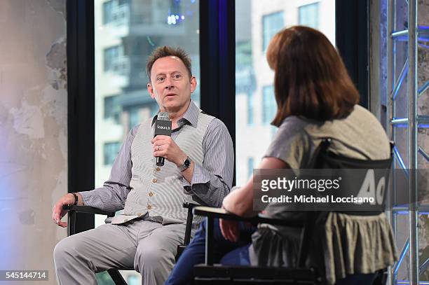 Actor Michael Emerson attends the AOL Build Speaker Series at AOL Studios in New York on July 5, 2016 in New York City.