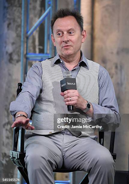 Michael Emerson attends AOL Build Speaker Series - Michael Emerson, "Person of Interest" at AOL Studios In New York on July 5, 2016 in New York City.