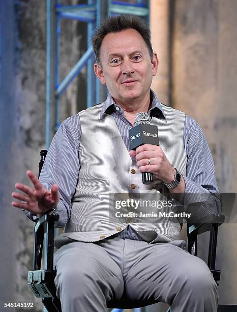 Michael Emerson attends AOL Build Speaker Series - Michael Emerson, "Person of Interest" at AOL Studios In New York on July 5, 2016 in New York City.