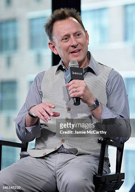 Michael Emerson attends AOL Build Speaker Series - Michael Emerson, "Person of Interest" at AOL Studios In New York on July 5, 2016 in New York City.