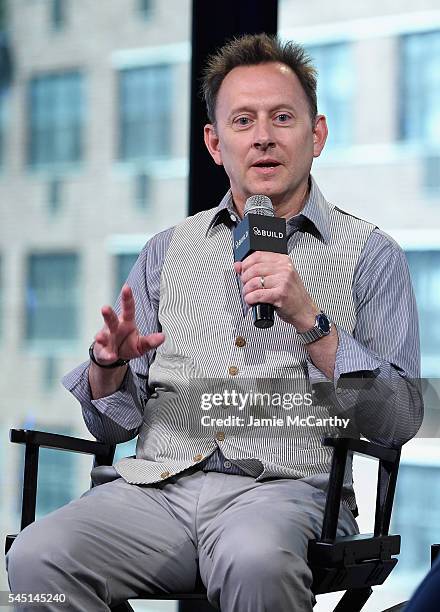 Michael Emerson attends AOL Build Speaker Series - Michael Emerson, "Person of Interest" at AOL Studios In New York on July 5, 2016 in New York City.