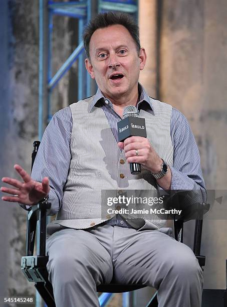 Michael Emerson attends AOL Build Speaker Series - Michael Emerson, "Person of Interest" at AOL Studios In New York on July 5, 2016 in New York City.